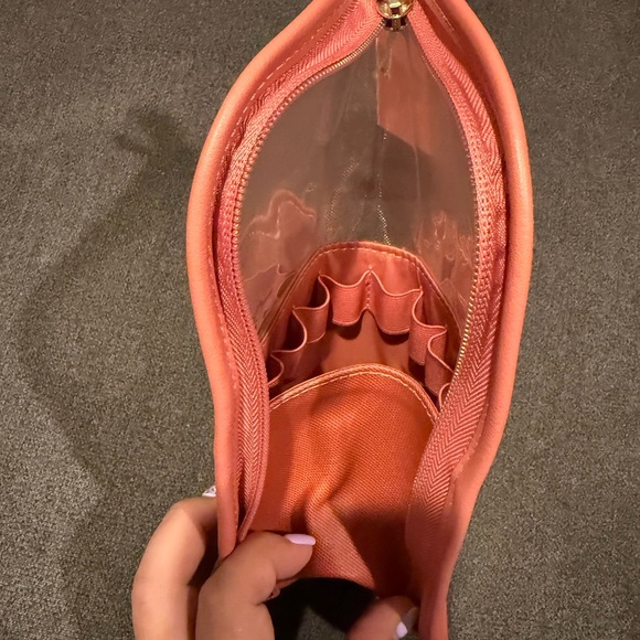 BEIS x Rare Beauty Coral Beauty Pouch - Picture 3 of 4